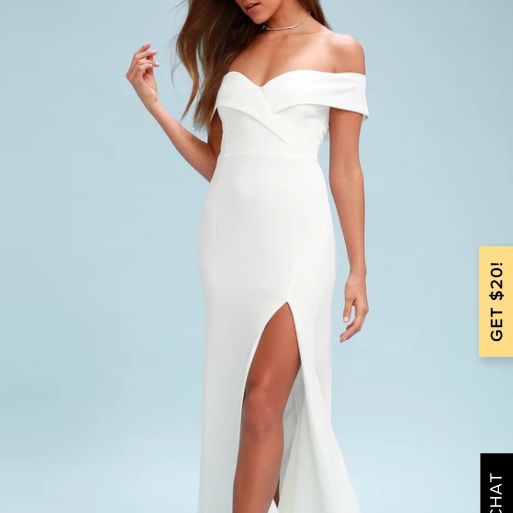 BRAND NEW (108$) Lulus M White Dress (brand new)